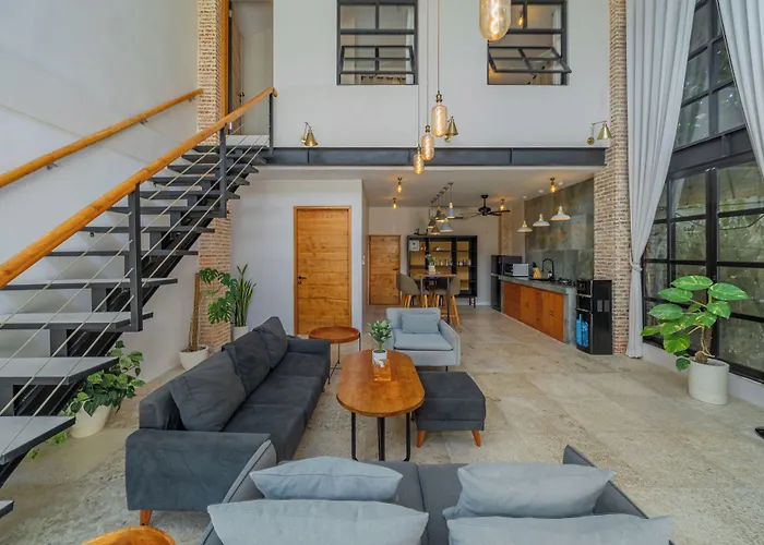 别墅 Upeksha - Contemporary 1br With Pool In Pererenan 坎古
